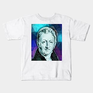 Thomas Robert Malthus Portrait | Thomas Robert Malthus Artwork 6 Kids T-Shirt